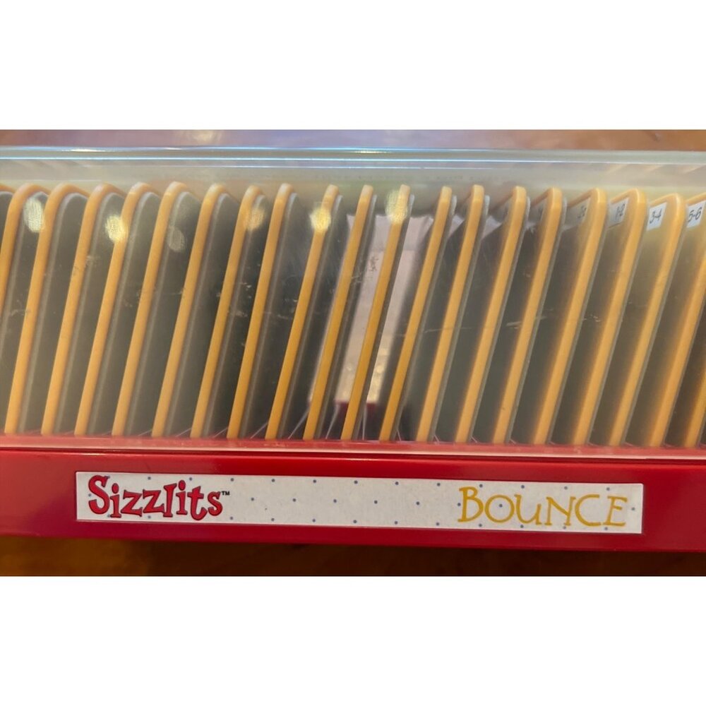 Gently Used Sizzix Sizzlits Bounce Alphabet Die Set